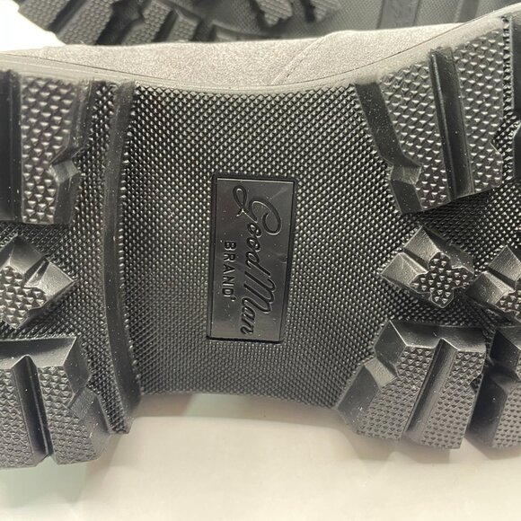 New in Box Good Man Men’s Modern City Chelsea Suede Boots in Charcoal Size 11.5 - Picture 10 of 13